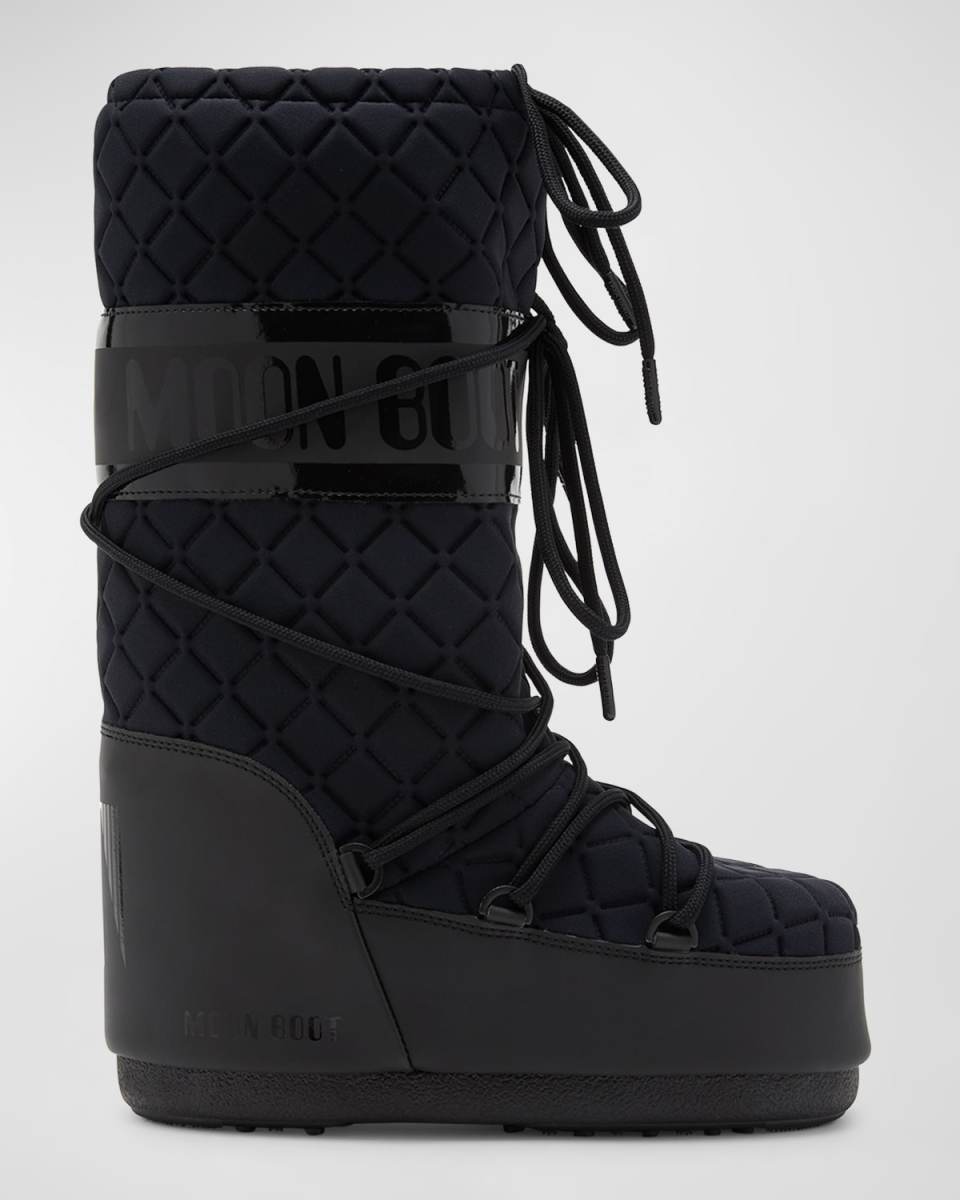Icon Quilted Nylon Tall Snow Boots